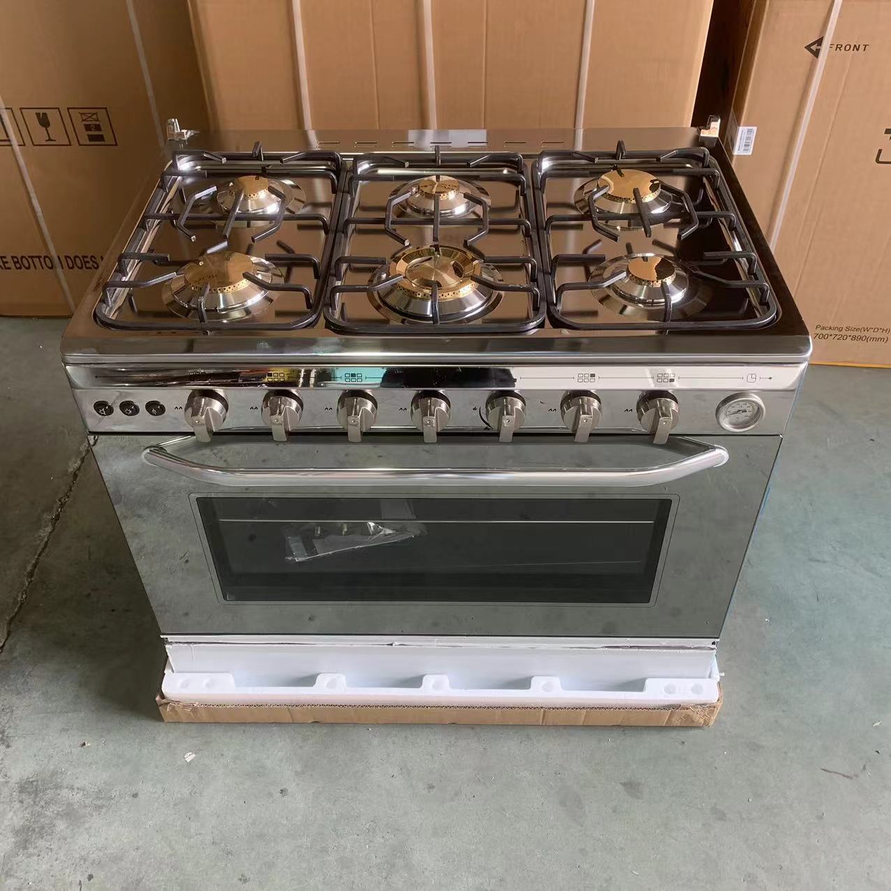Commercial Kitchen Broiler - Fourneau de cuisson professionnel 6 feux