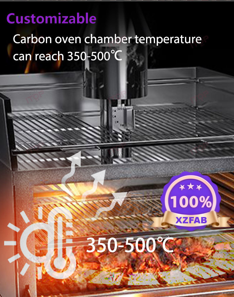 Commercial Kitchen Broiler - Four à charbon de bois professionnel