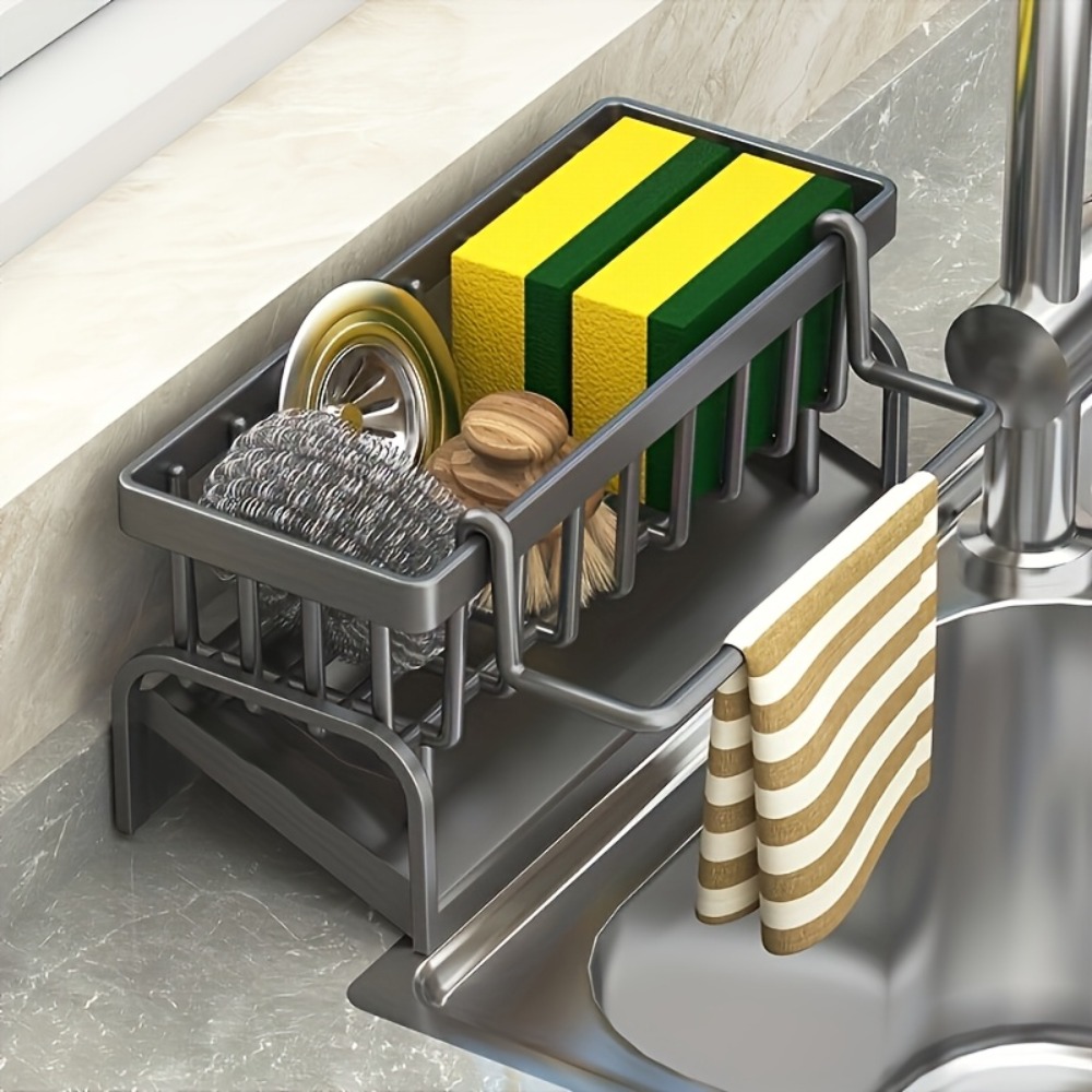 Commercial Kitchen Floor Drain - Support d'évier de cuisine pour éponge,