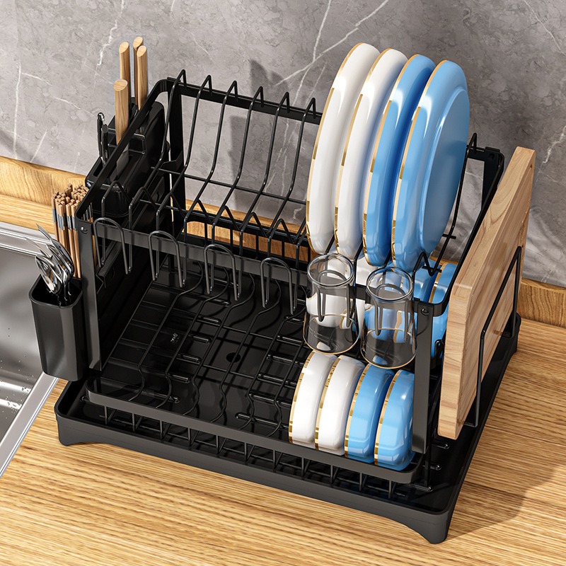 Commercial Kitchen Floor Drain - Égouttoir à vaisselle à double couche