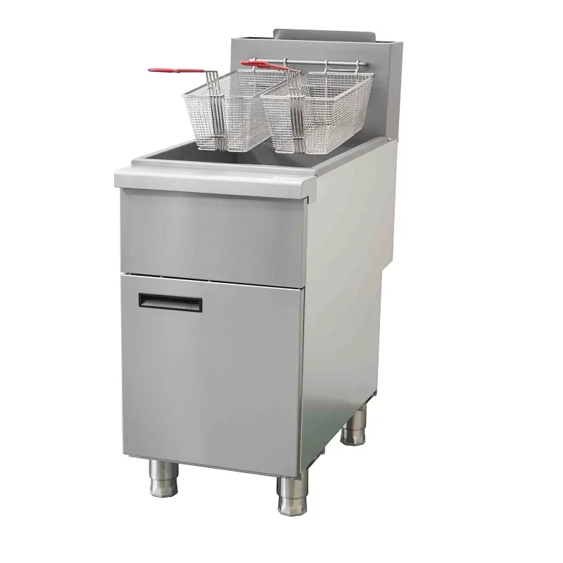 Commercial Kitchen Plumbing - Friteuse à gaz professionnelle à 3