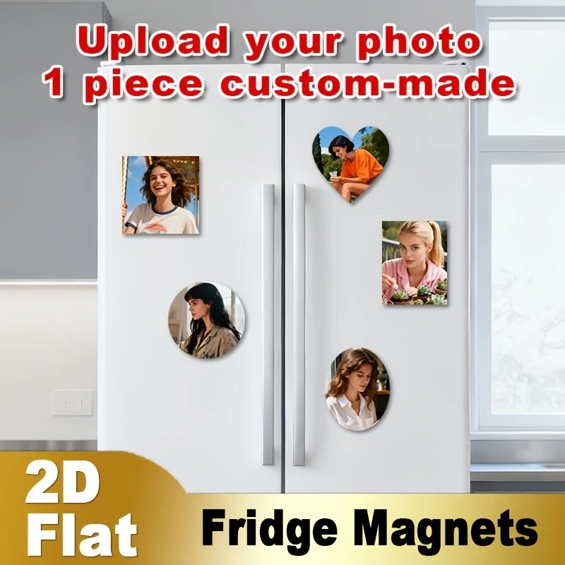 Commercial Kitchen Fridge - Aimant de réfrigérateur personnalisé avec photo,