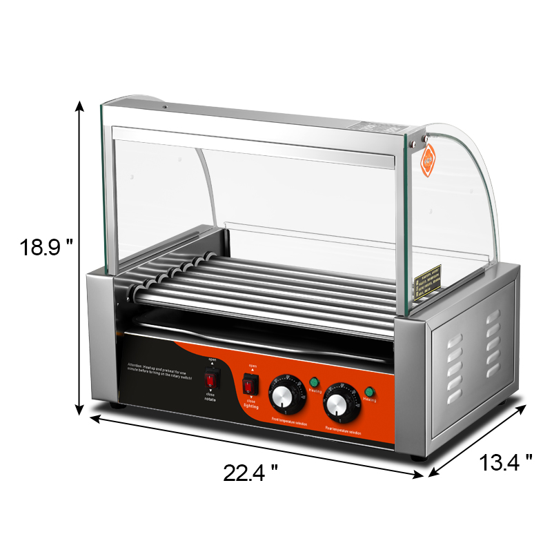 Commercial Kitchen Kitchen - Grill électrique professionnel en acier inoxydable