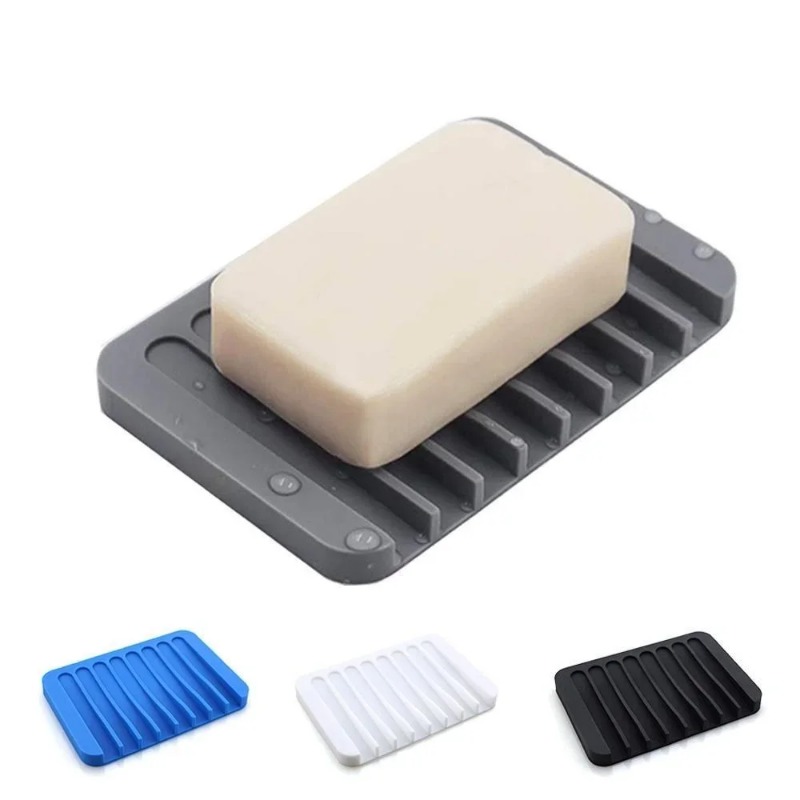 Commercial Kitchen Floor Drain - Porte-savon auto-drainant en Silicone, porte-savon, boîte