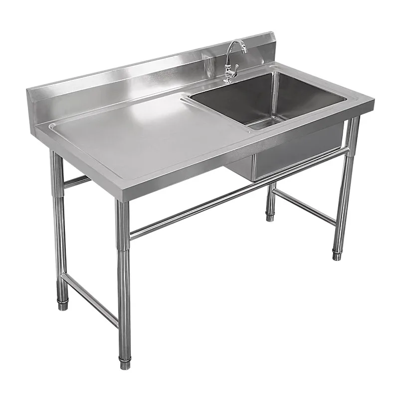 Commercial Kitchen Plumbing - Évier commercial en acier inoxydable avec