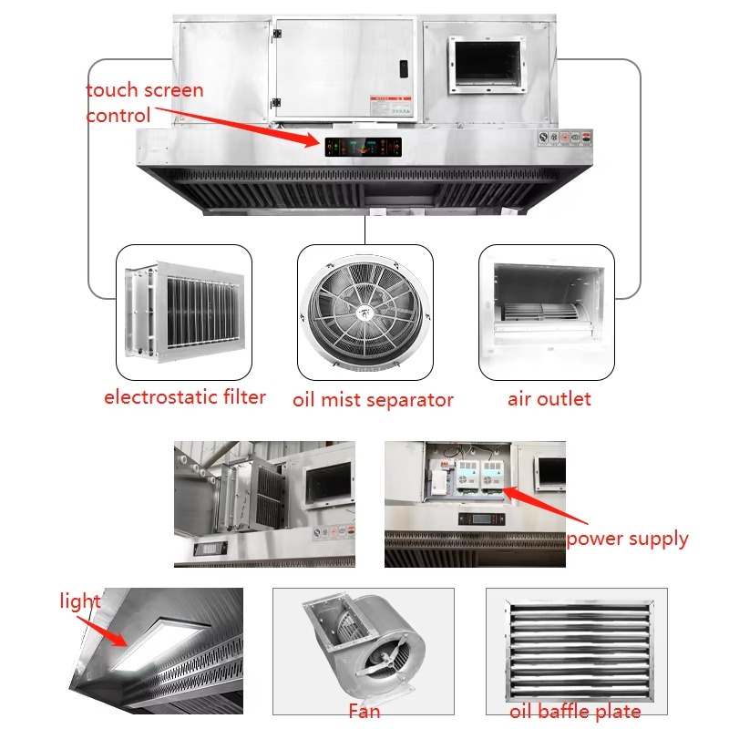 Hotte de cuisine commerciale p - Commercial Kitchen Chimney avis et prix