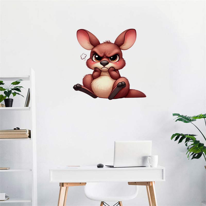 Autocollant mural animaux grin - Commercial Kitchen Fridge avis et prix