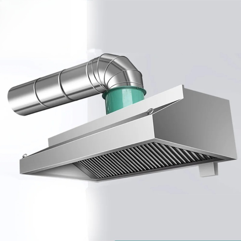 Hotte aspirante îlot en acier  - Commercial Kitchen Chimney avis et prix