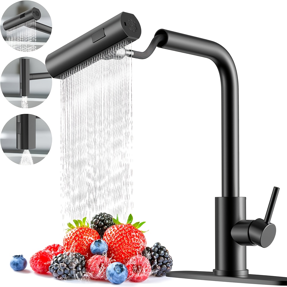 Robinet de cuisine noir avec p - Commercial Kitchen Utensils avis et prix