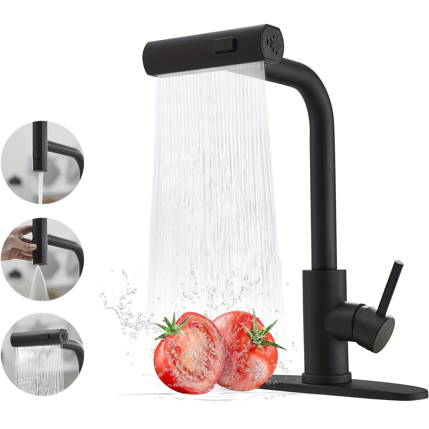 Robinet de cuisine noir avec p - Commercial Kitchen Utensils avis et prix