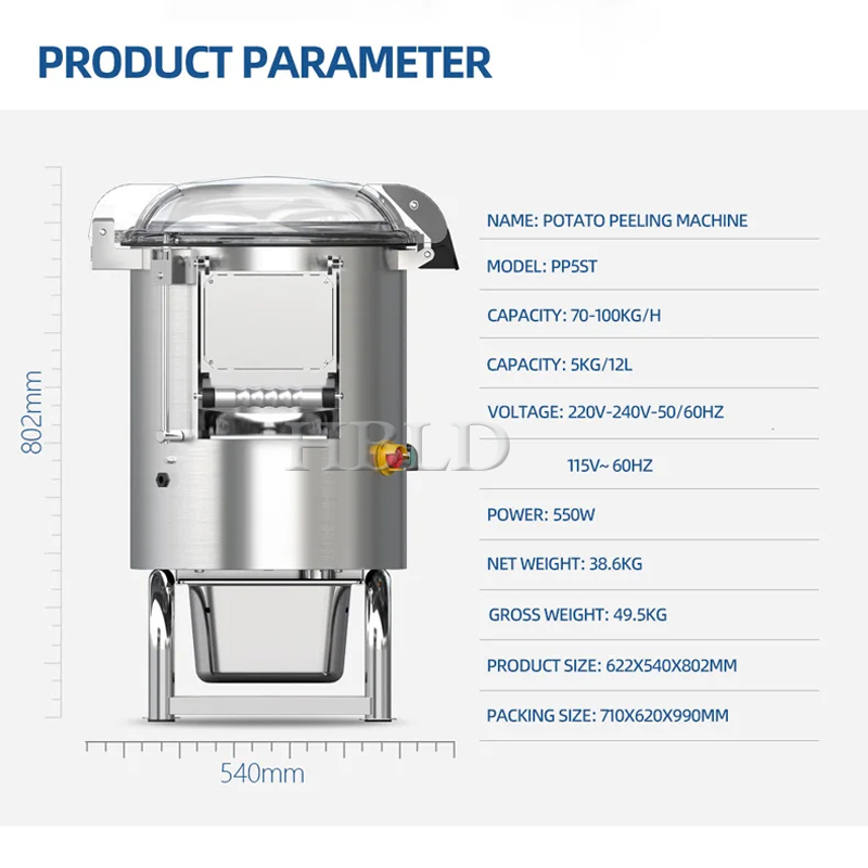 Machine de nettoyage électriqu - Commercial Potato Peeler avis et prix