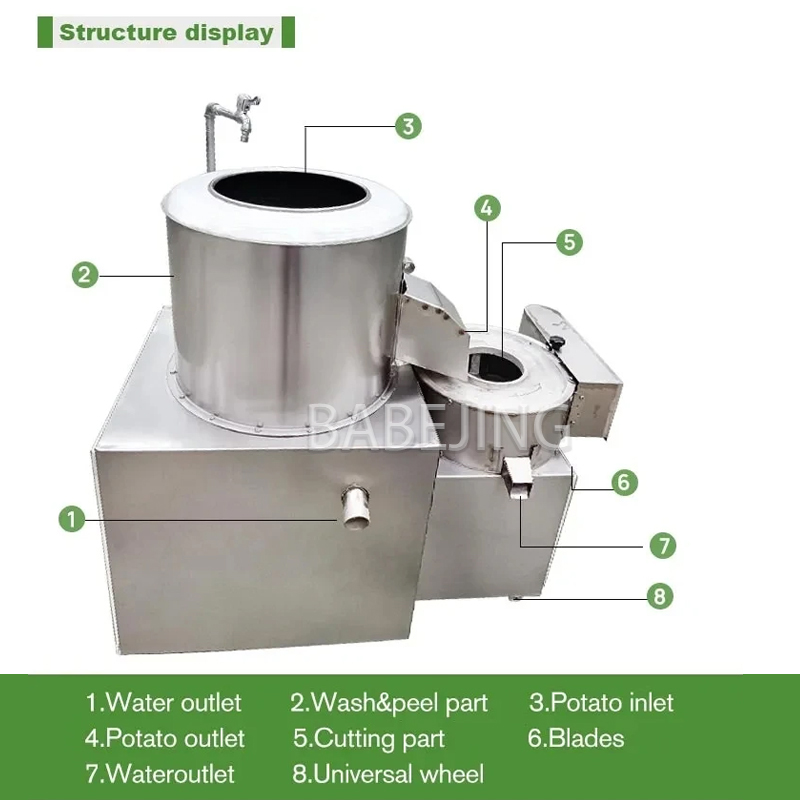 BABEJING Machine de nettoyage  - Commercial Potato Peeler avis et prix