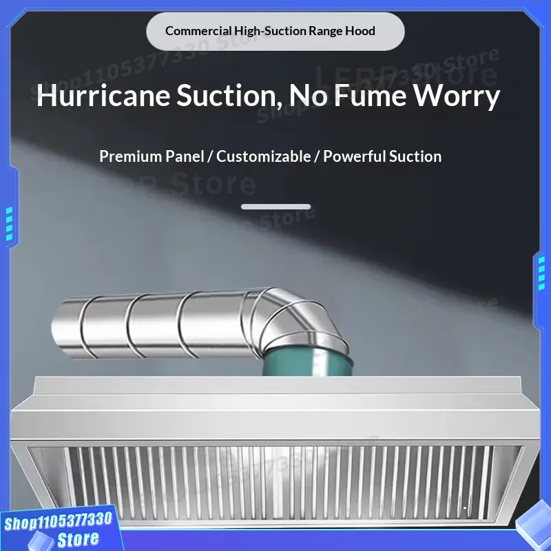 Hotte d'extraction de fumée po - Commercial Kitchen Chimney avis et prix